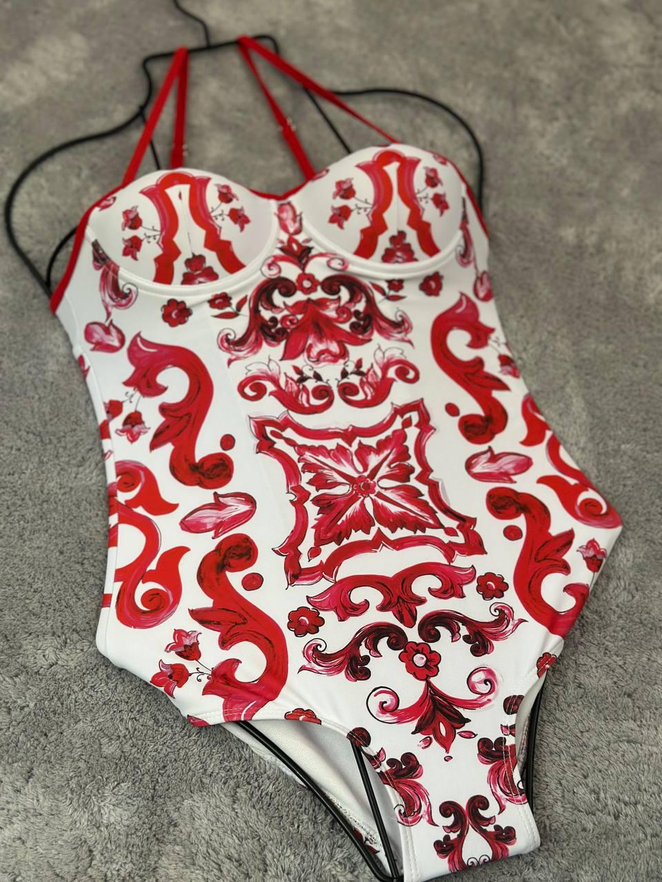 Pink Bikini One Piece