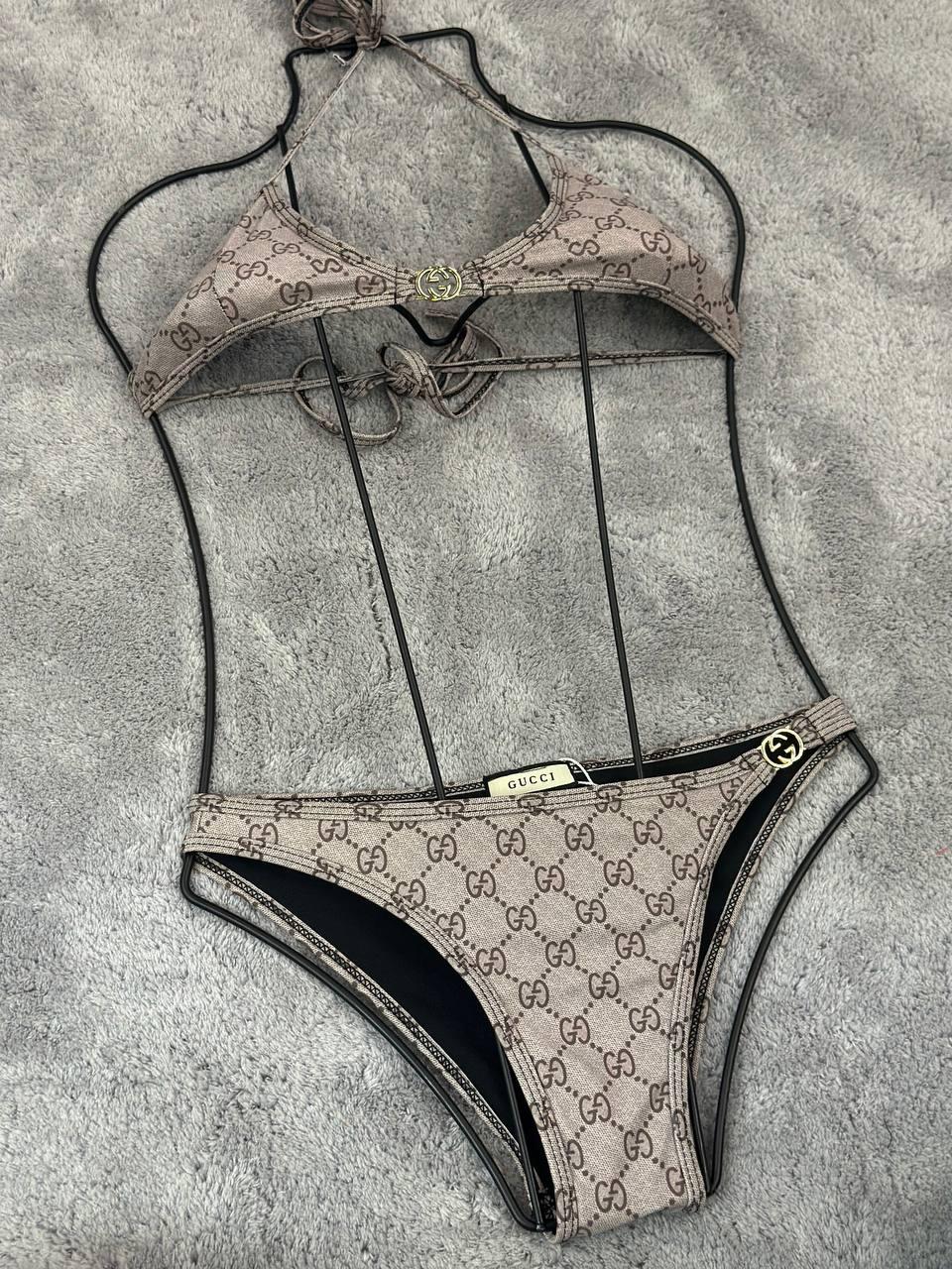 Luxury Beige Bikini Set